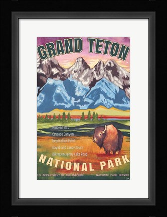 Framed Grand Teton National Park Print
