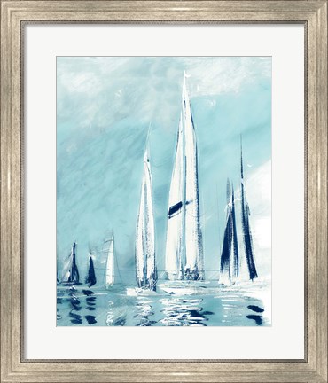 Framed Tall Fantasy Sails Print