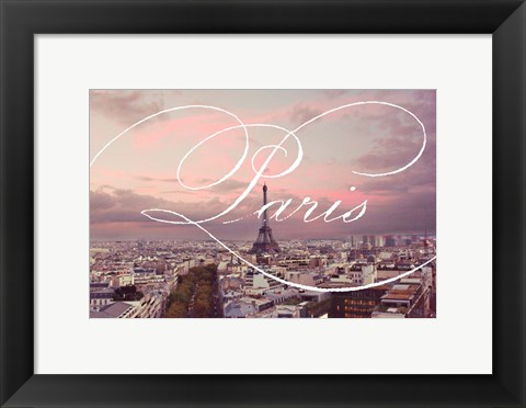 Framed Paris Views Print