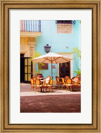 Framed Spanish Cafe Print