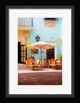 Framed Spanish Cafe Print