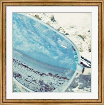 Framed By The Beach Print