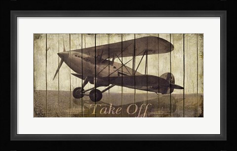 Framed Take Off Print