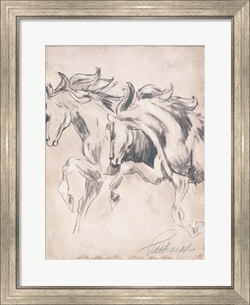 Framed Majestic Horses Print