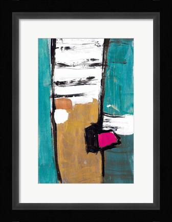 Framed Hot Teal Print