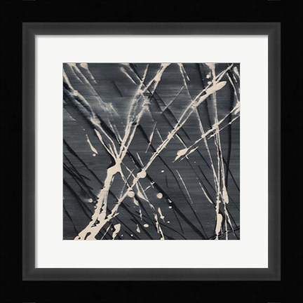 Framed Dark Cloudy Mist I Print