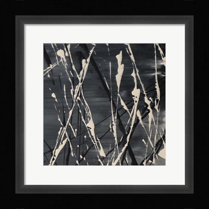Framed Dark Cloudy Mist II Print