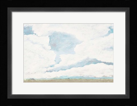 Framed Spring Clouds I Print