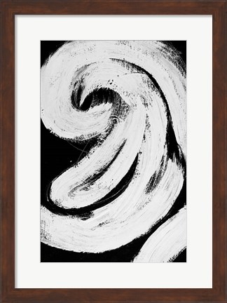 Framed Loosely Intertwined II Print