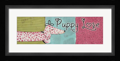 Framed Puppy Love Print
