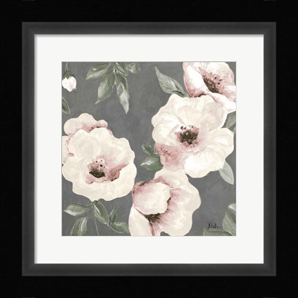 Framed Dusty Rose II Print