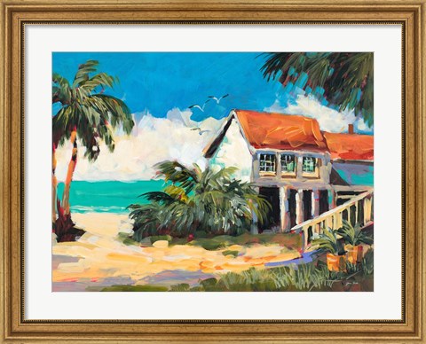 Framed Tropical Getaway Print