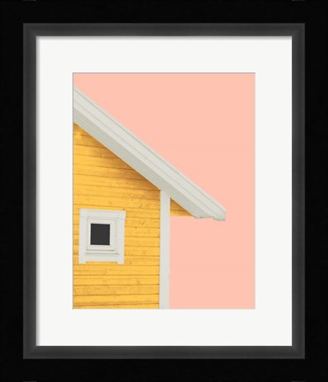 Framed Summer Cabin Print
