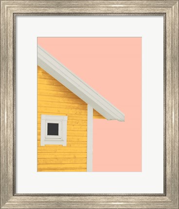 Framed Summer Cabin Print