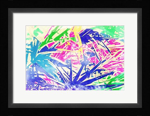 Framed Vibrant Palms Print