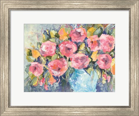 Framed Cheerful Bouquet Print