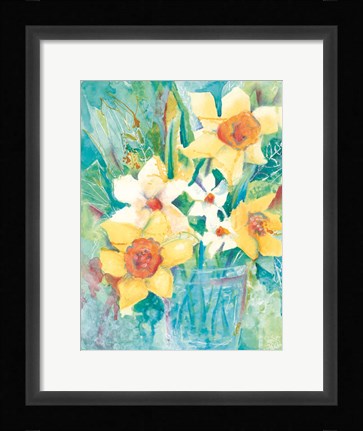 Framed Spring Bouquet Print