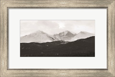 Framed Estes Park Mountains Print