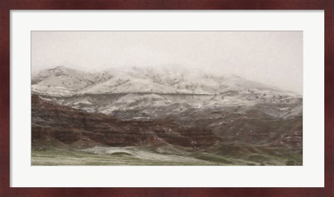 Framed Hills of Wyoming I Print