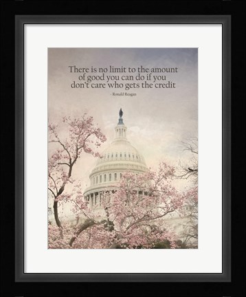 Framed No Limit Print