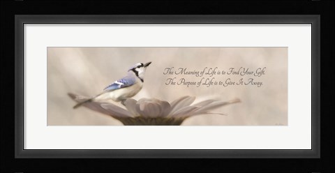 Framed Meaning of Life Print