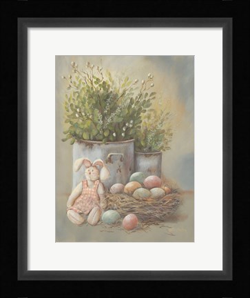 Framed Rustic Easter Vignette Print