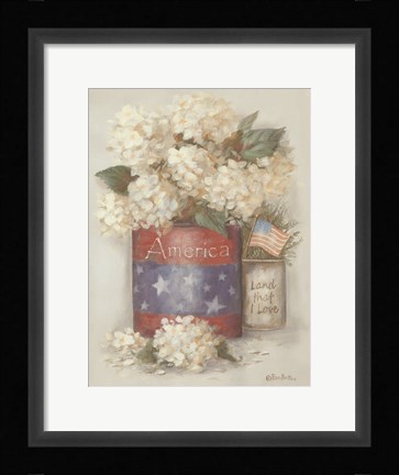 Framed Rustic Land That I Love Print