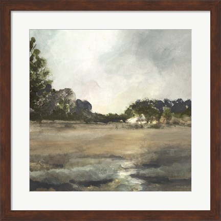 Framed Pastel Countryside II Print