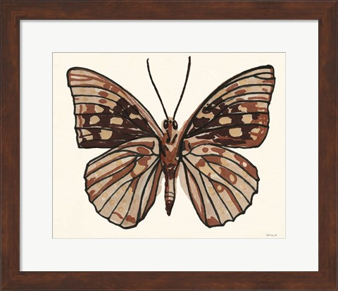 Framed Papillon 1 Print