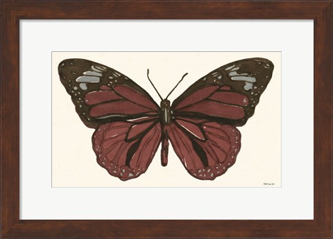Framed Papillon 4 Print