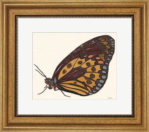 Framed Papillon 5 Print