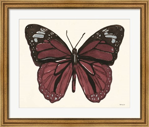 Framed Papillon 6 Print