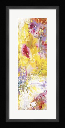 Framed Yellow Abstract II Print