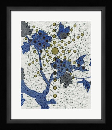 Framed Chakra Web with Butterfly Print