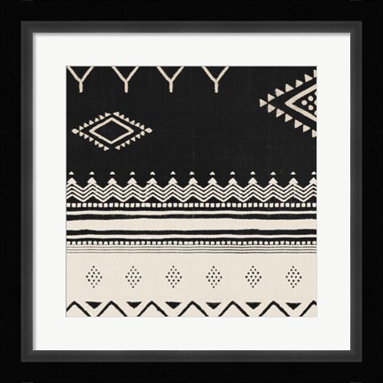 Framed Geo Textile Crop II Print