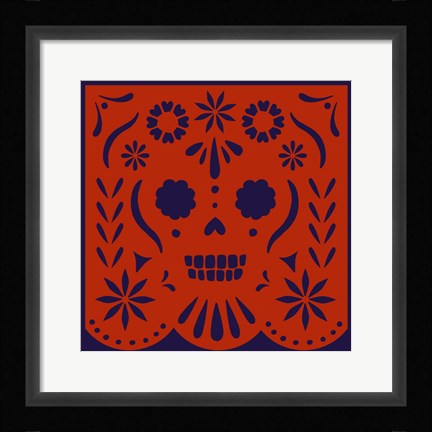 Framed Calaveras III Print