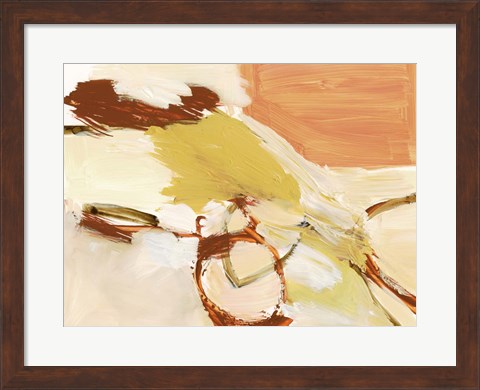 Framed Saffron &amp; Sienna I Print
