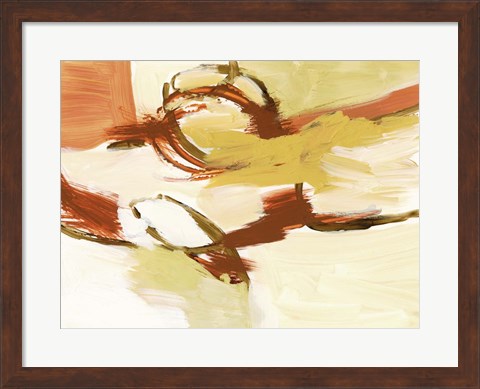 Framed Saffron &amp; Sienna II Print