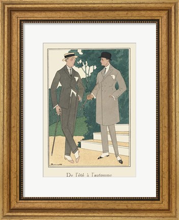 Framed Men&#39;s Fashion III Print
