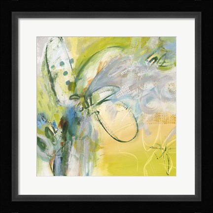 Framed Flowery Language Print