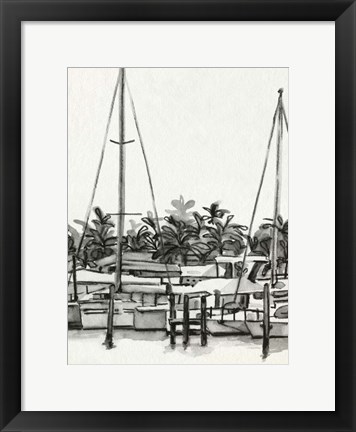 Framed Neutral Tropics II Print