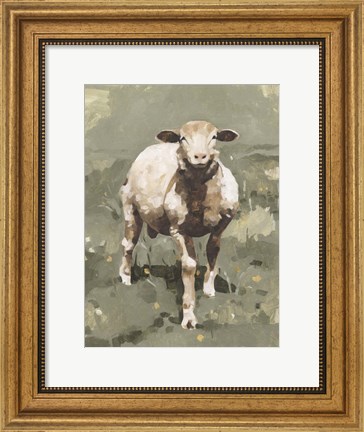 Framed Spring Sheep II Print