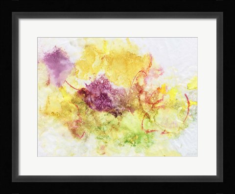 Framed Flower Song I Print