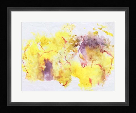 Framed Flower Song II Print
