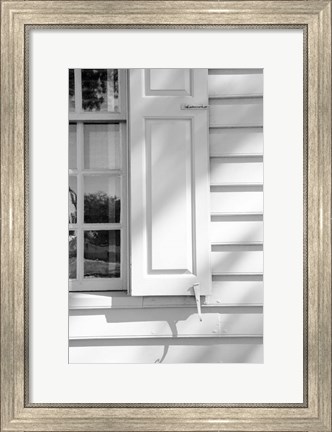 Framed Black &amp; White Windows &amp; Shadows II Print