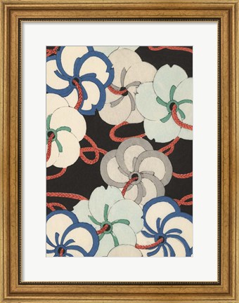 Framed Japanese Graphic Design IV Print