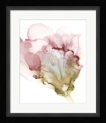Framed Flowering Pink I Print