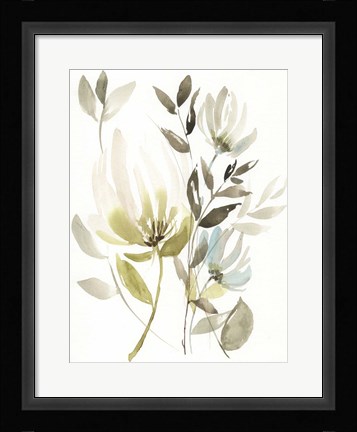 Framed Winter Arrangement II Print