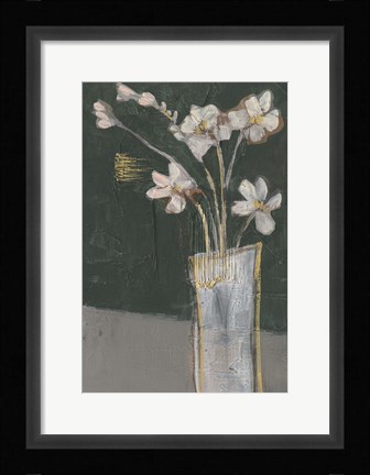 Framed Textured Still Life II Print