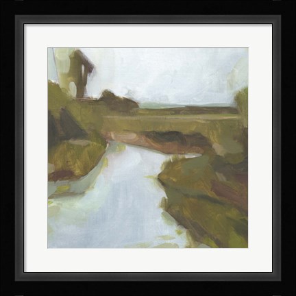 Framed Low Country Landscape II Print